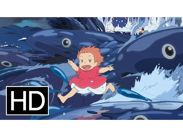 تریلر رسمی انیمه پونیو بر فراز صخره Trailer English dub version