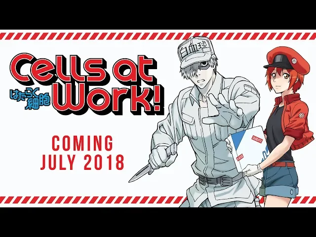 تریلر رسمی انیمه سلول‌های در کار PV 1 Aniplex USA version